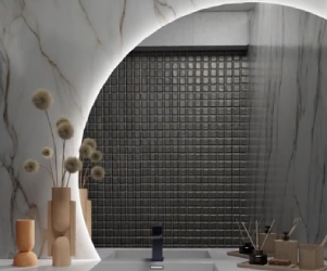 polukruzno led ogledalo po meri